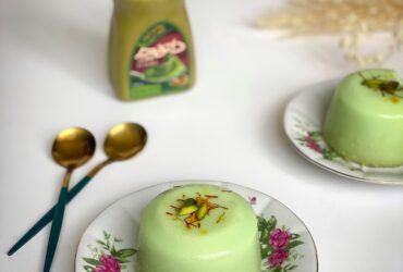 دسر بهشتی با کرم پسته داهیر
